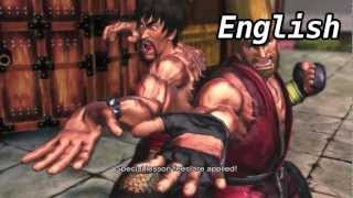 Street Fighter X Tekken Japanese and English voice comparison