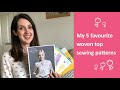 My 5 favourite woven top sewing patterns