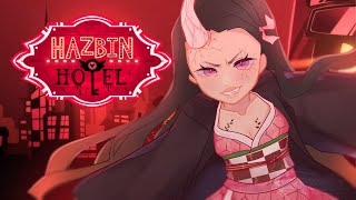 Hazbin Hotel react to Nezuko as the new Overlord