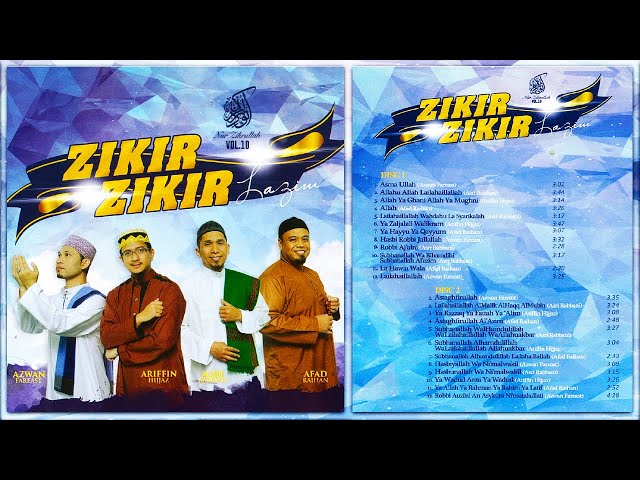 Azwan (Fareast), Ariffin (Hijjaz), Asri (Rabbani) u0026 Afad (Raihan) - Zikir - Zikir Lazim class=