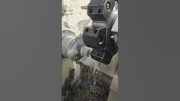 Impressive CNC lathe machine Boring Bar process|| #shorts