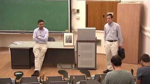 Zabrodsky Lecture 1: Geometry of the moduli space of curves - Rahul Pandharipande – 18.10.18