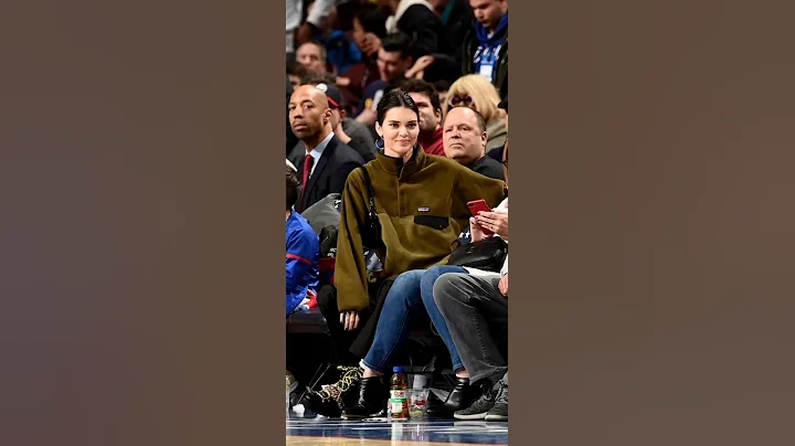 Kendall Jenner at basketball games