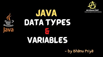 Java DataTypes and Varibles|lec 6 | Java Tutorial| BhanuPriya