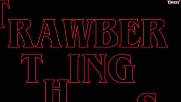 Make you customized original stranger things intro - Best Intros & Outros service