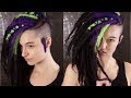 Hair Transformation - Radioactive Witch