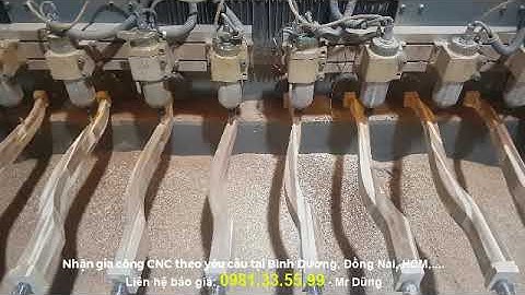 Xưởng Gia Công CNC Gỗ 4 Trục Tại Bình Dương | Nhận Gia Công CNC Gỗ