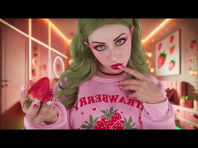Sweet Strawberry Kisses & Cozy Hugs 🍓 ASMR For You!