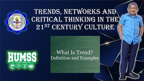 Trends, Networks and Critical Thinking in the 21st Century Culture * Learn the TREND!
