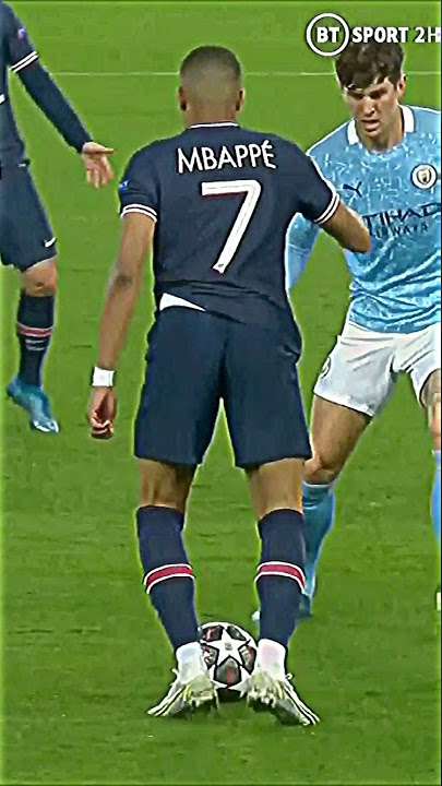 Mbappe vs Man city defenders