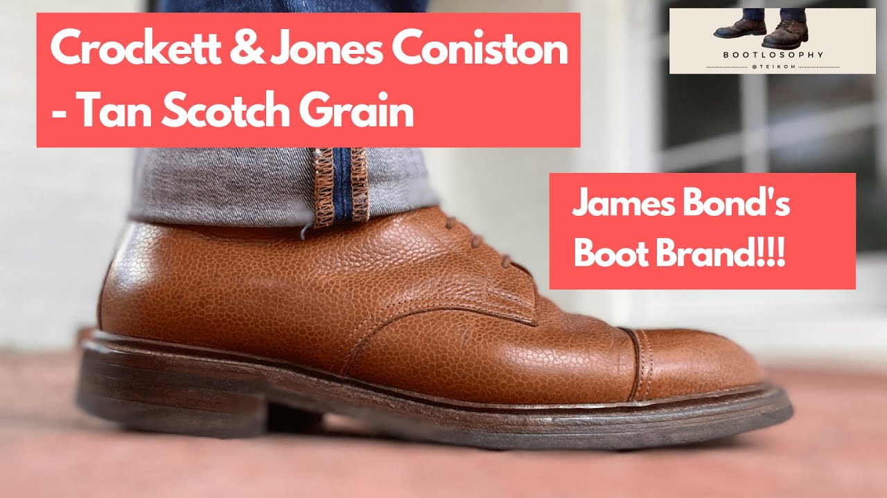 Crockett & Jones Coniston Review In Dark Brown Scotchgrain For The