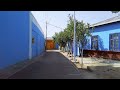 Xinjiang yining city kazanqi folk village walk in a quiet afternoon 4k