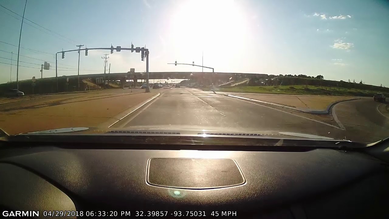 And now I ran a freakin' red light!