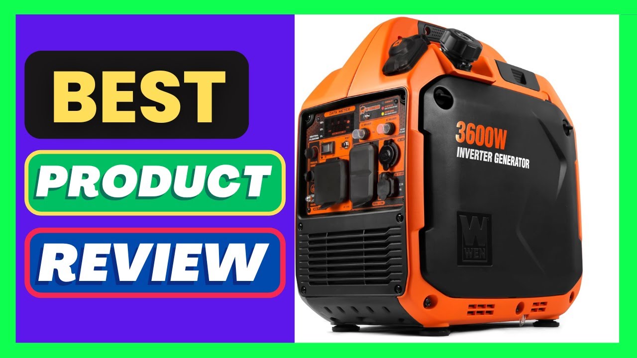 WEN Quiet and Lightweight 3600-Watt Dual Fuel RV-Ready