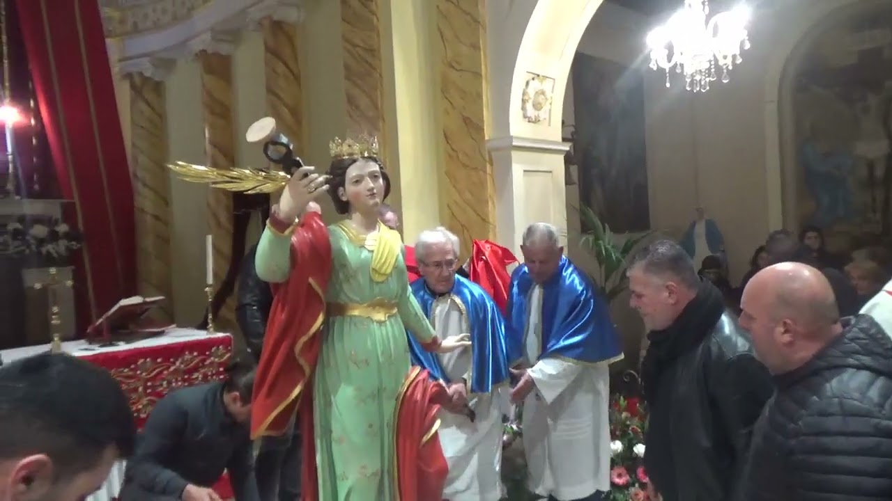 Fllogaso rientro della processione di S.Agata Vergine e martire 