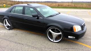 2003 Cadillac DTS on 22" INCUBUS Wishbones