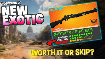 Division 2 NEW Sheriff Exotic Shotgun: Worth the Hype or Total Skip?