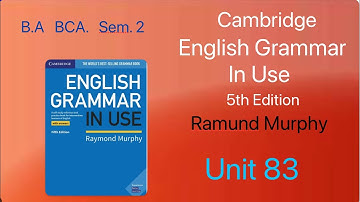 Unit 83 a friend of mine , my own house, on my own/ by myself | English Grammar in use 5th edition.