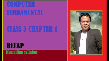 COMPUTER FUNDAMENTAL | CLASS 5 CHAPTER 1 | RECAP