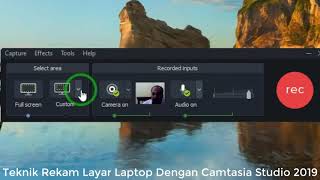 Tutorial Belajar Camtasia Studio 2019 Part 2 Record Screen Rekam Layar