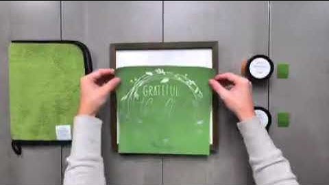 Grateful thankful blessed Magnolia Design Co reusable silk screen stencil and chalk paste demo