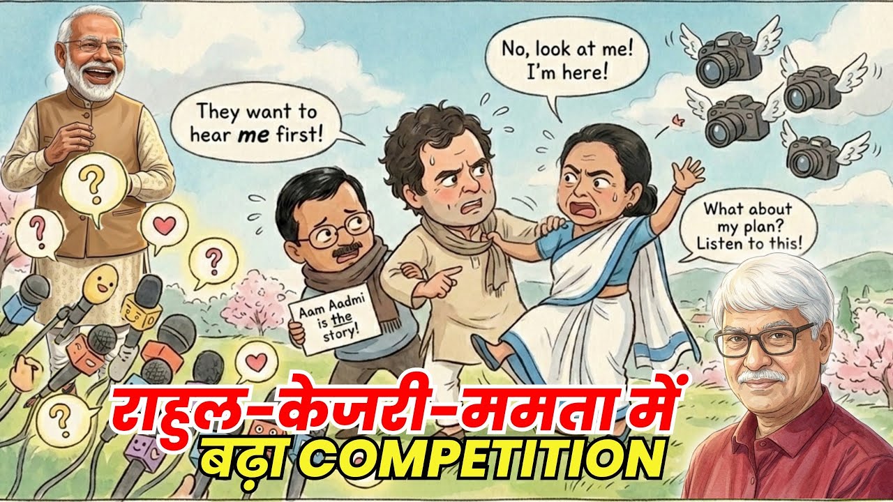 ममता राहुल केजरीवाल और अखिलेश के बीच बढ़ने जा रहा मुकाबला । Omkar Chaudhary