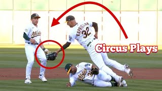MLB | Insane Circus Catches (Acrobatics Plays)