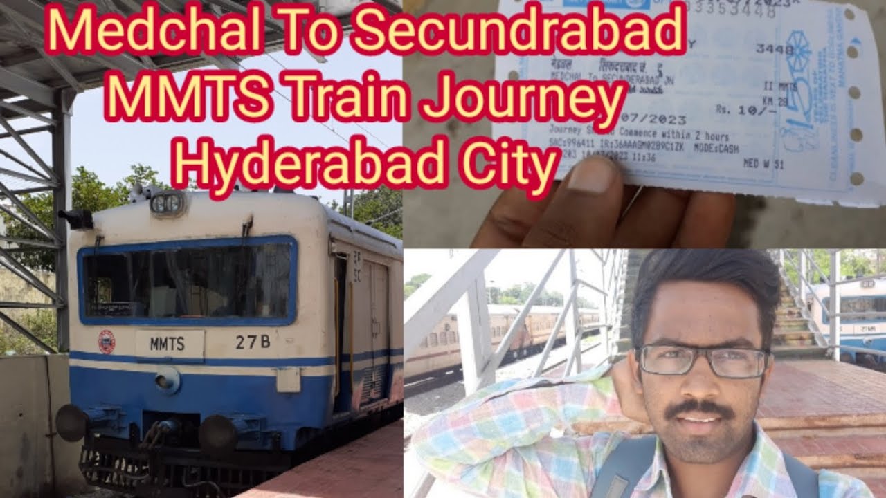 Local Mmts Medchal To Secundrabad Jn In MMTS Train Journey Hyderabad Local Train ...