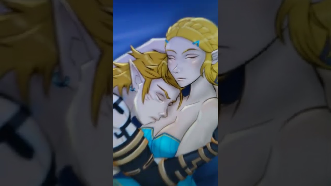 Link ❤️  Zelda   Art Timelapse 