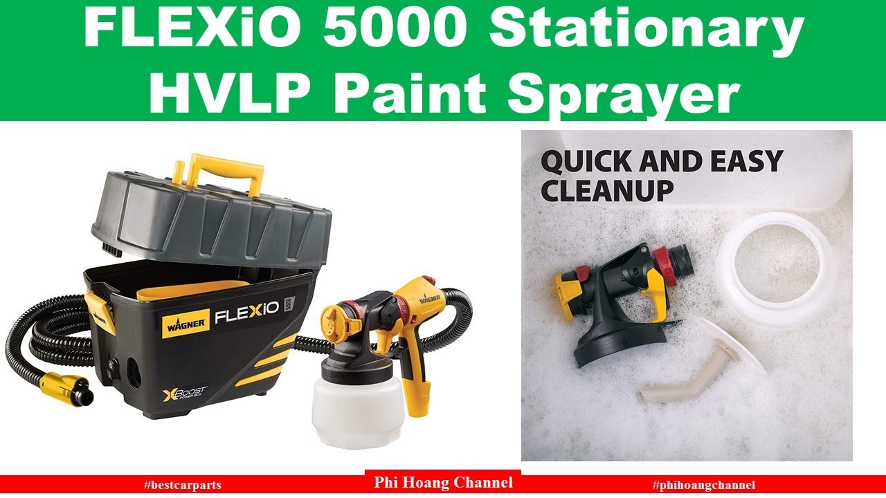 Review FLEXiO 5000 Stationary HVLP Paint Sprayer Best Paint Sprayer
