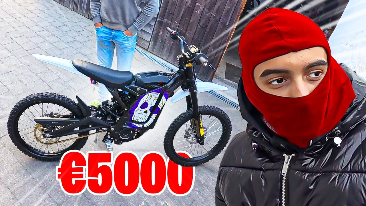 broertje verassen met zijn droom surron van €5000...