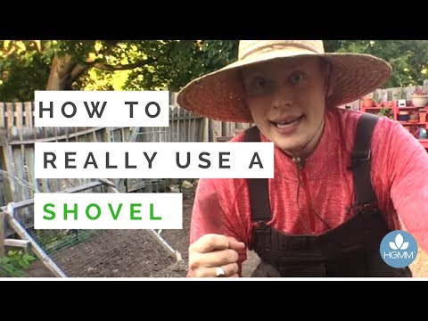 How to REALLY Use a Shovel | Proper Technique = No back Pain!