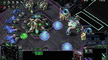 StarCraft 2 PvZ StarGate+Robo push