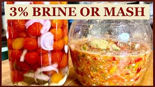 Fermented Tomatoes + Hot Sauce Mash | The 3% Salt Method