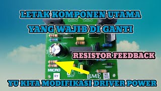 Tutorial ngawur ingin mengetahui letak resistor feedback/gain https://youtu.be/IUNAkj5adtI