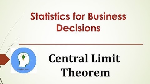 Central Limit Theorem | Statistics | Data Analysis