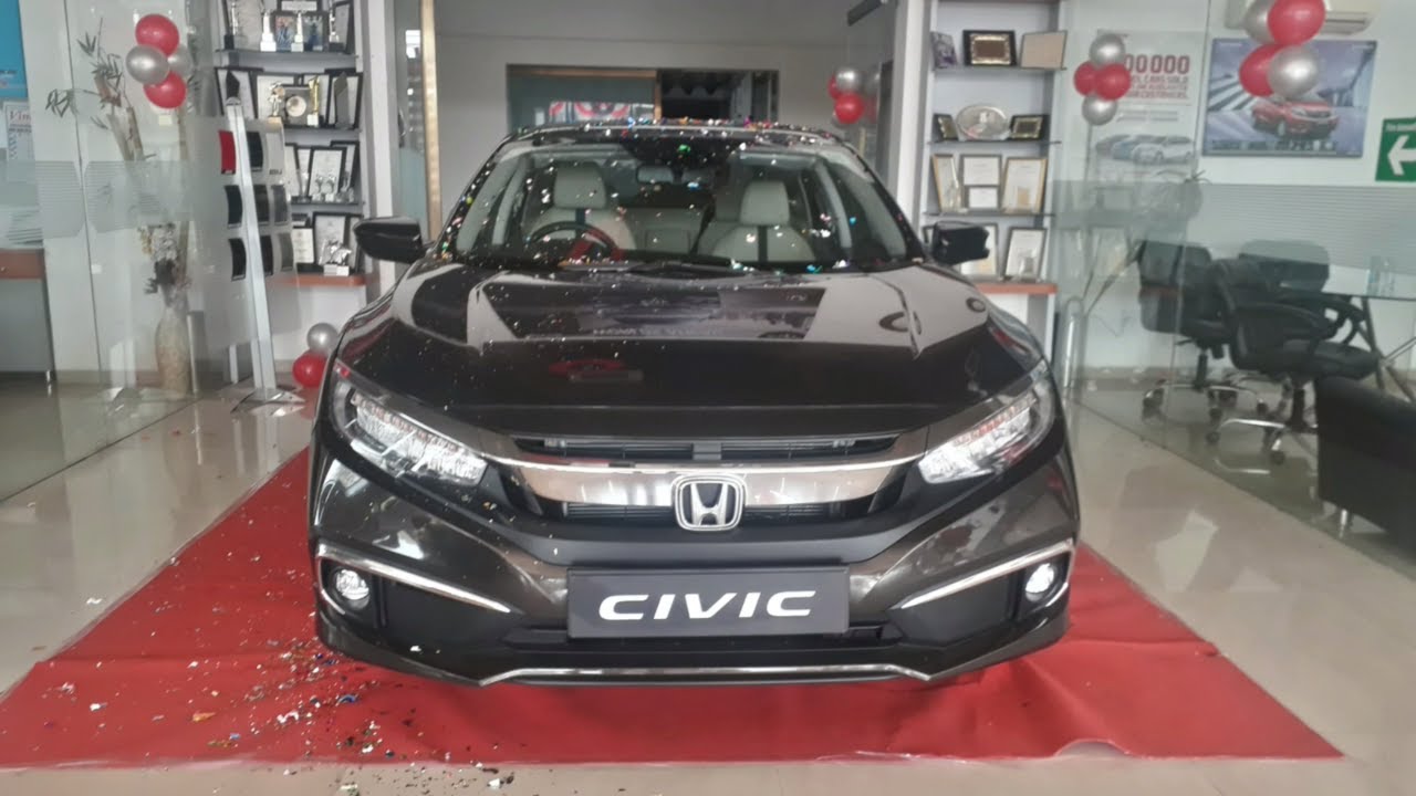 Honda Civic  Golden Brown Colour  Exterior And Interior  Walk Around