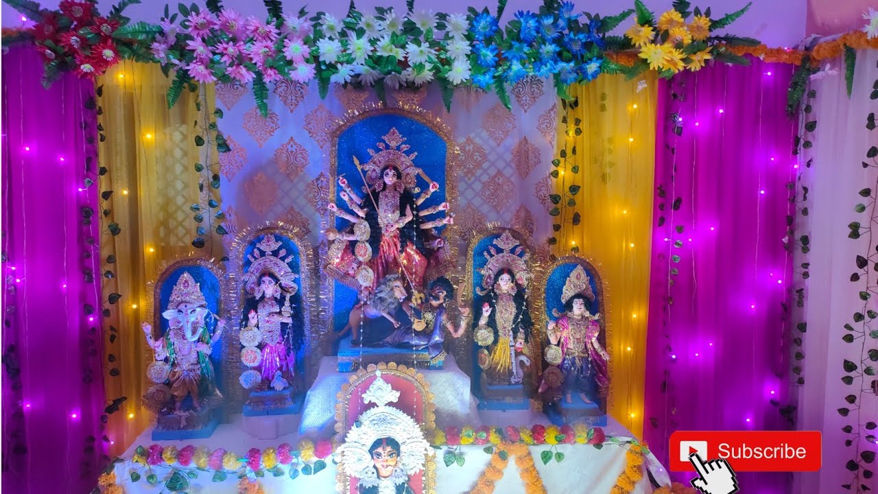 How To Make Navratri Decorations At Home Durga Puja Pandal Making how-to-make-navratri-decorations-at-home-durga-puja-pandal-making