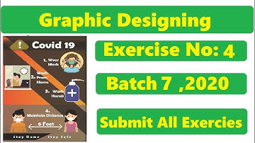 Digiskills‎ Graphic designing  Exercise 4 Solution Batch 07 || Hand On. 4 || Batch 7