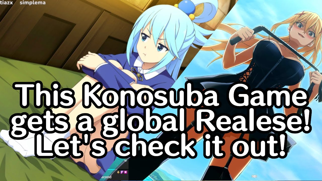 International Release of Konosuba: Love For These Clothes Of Desire Visual  Novel Announced