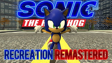 SONIC MOVIE TRAILER 2 ANIMATED RECREATION - 4K 60FPS REMASTER