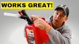 Is A Gas Can Better Than A Bucket For Pouring Gas? Check Description