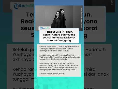 Terpaut Usia 17 Tahun, Reaksi Almira Yudhoyono seusai Punya Adik Disorot, Sempat Canggung