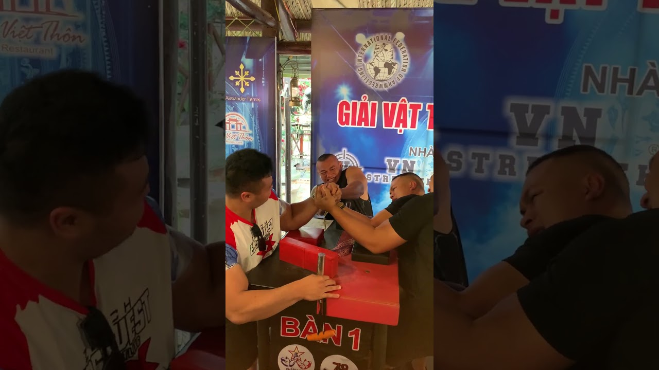 Đức Vinh vs 2 Long + Đức Vượng #armwrestling #vậttayviệtnam #armwrestlingworkout