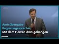 Amtsübergabe von Regierungssprecher Steffen Seibert an Steffen Hebestreit