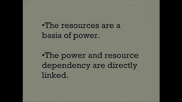 Institutional and Resource Dependency Theory