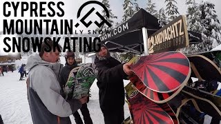 Cypress Mountain Snowskating Demo - Dec 2016 by LY Snow 2,334 views 7 years ago 1 minute, 33 seconds