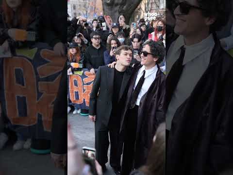 La coppia più bella della #MilanFashionWeek? #Blanco e #Tananai, nel front row di #EmporioArmani