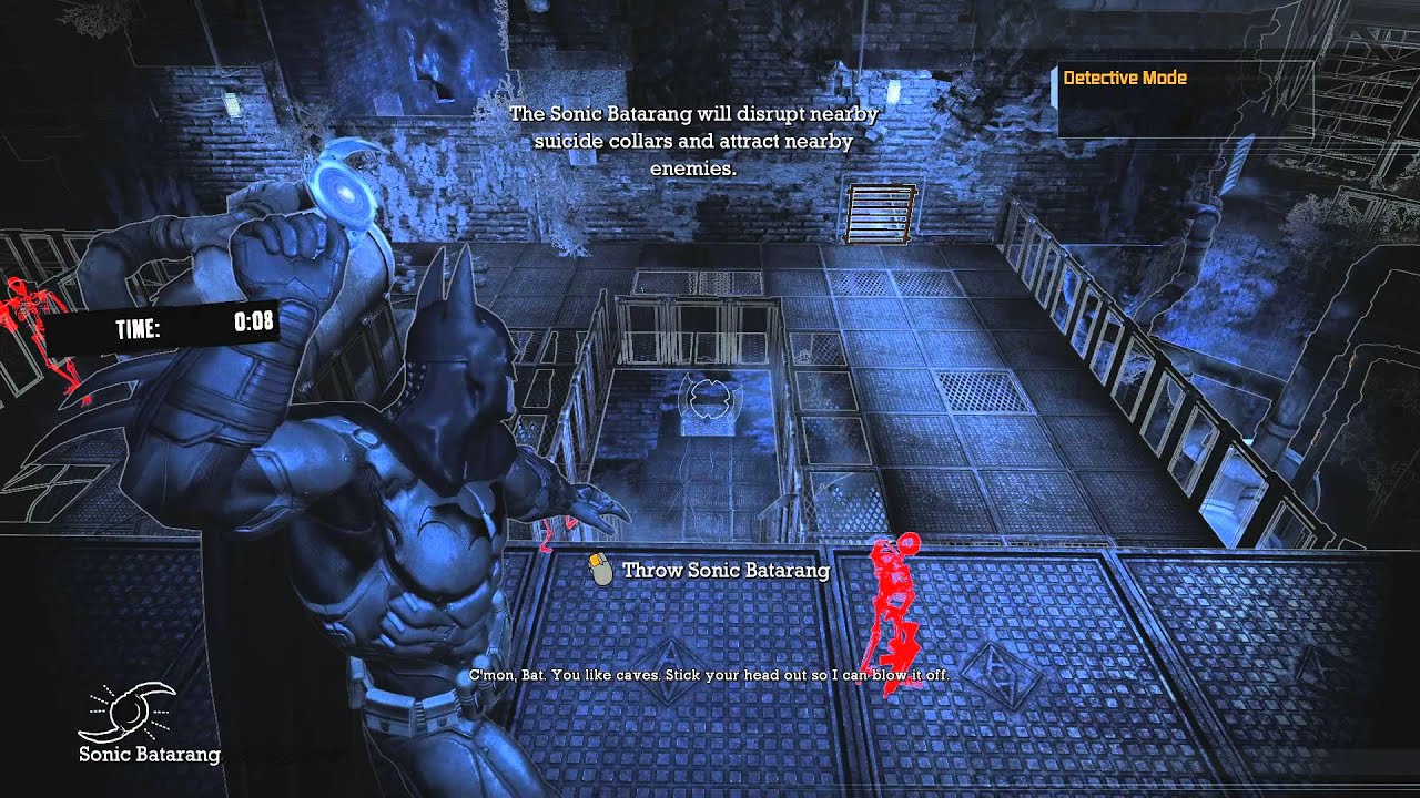 Batman: Arkham Asylum - All Predator Challenges (3 Medals) - YouTube
