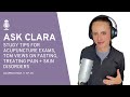 20 ask clara  study tips for acupuncture exams tcm views on fasting treating pain  skin diso